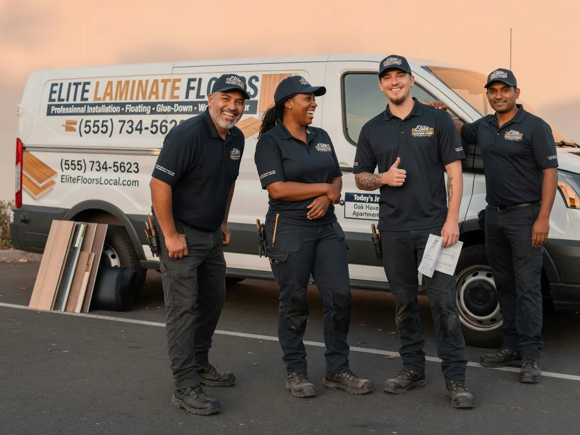 Laminate flooring installation company in Volga, IA